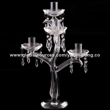 5 Candle Holders with Hangs Falls Candlestick