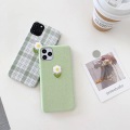 เคสโทรศัพท์ผ้าปักลายดอกไม้แฟชั่น 3D