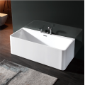 Rectangular Freestanding Bathtub in White