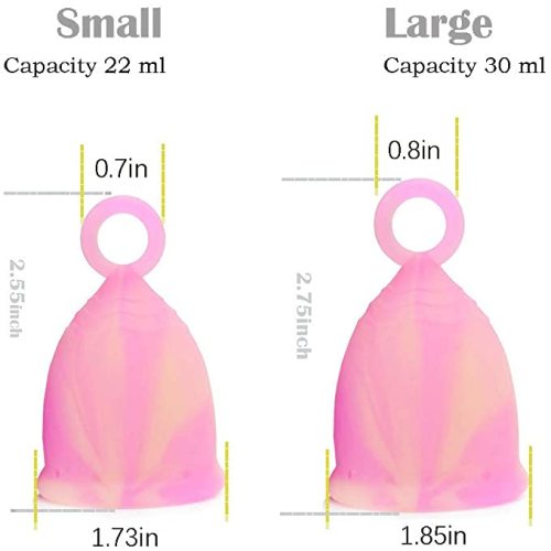 Cawan Menstruasi dengan Cincin untuk Pemula Mudah Pembuangan