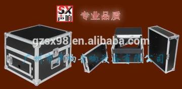 6U mixer top rack case with laptop table