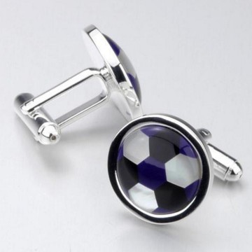 Cufflinks Factory Wholesale Custom Luxury Round Shape Sterling Silver Cufflinks