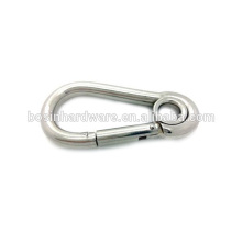 Fashion High Quality Metal Spring Snap Hook With Eyelet