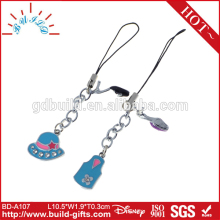 flash personalized mobile phone strap