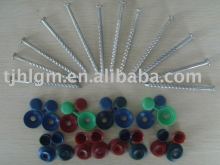 Roofing nails & rubber washer