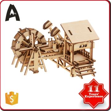 Competitive price factory directly wooden puzzle helicopter model