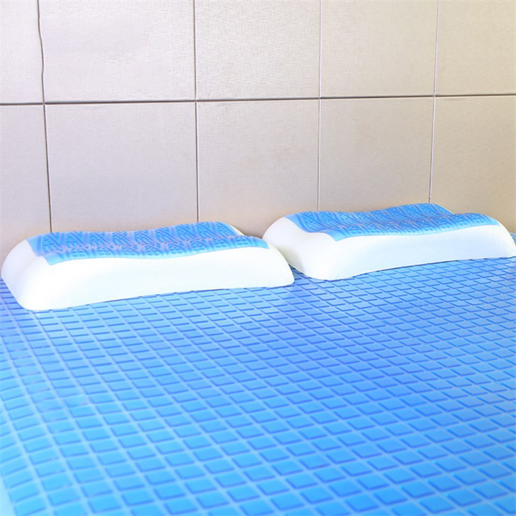 Custom Household Cooling Gel Memory Foam Pillows Sleeping Cool Pad Pillow for Summer