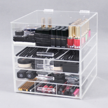 Acrylic Makeup Storage Organizer with Drawers