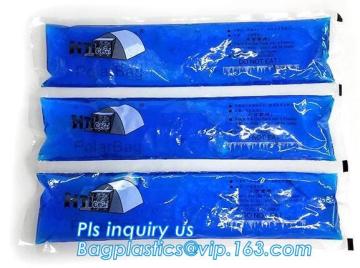 Fresh Food ice pack water injection Ice Bag, Dry Ice cool freezer ice gel pack for food shipping, Frozen food fresh keep dry ice