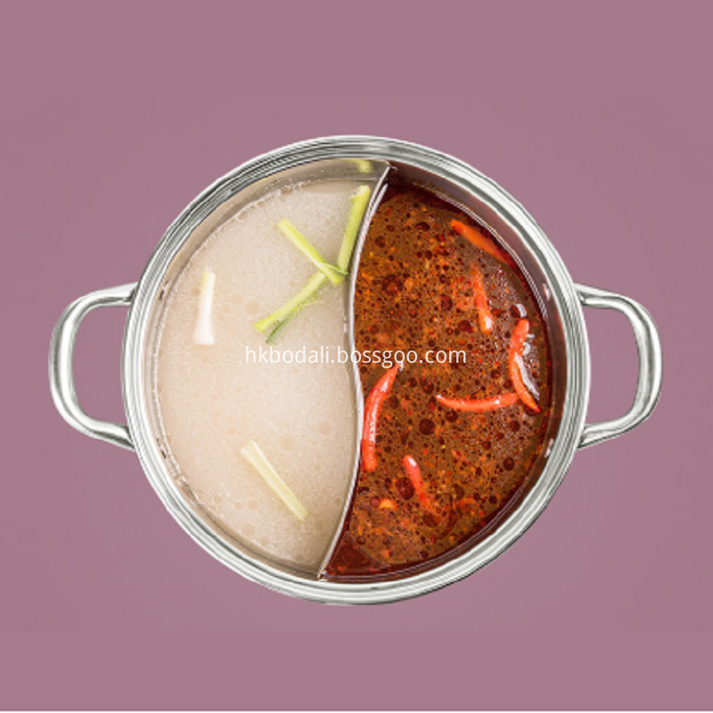 Large Capacity Hot Pot With Glass Cover