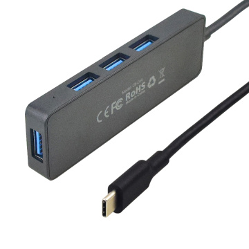 Support 4 Ports USB3.0 Output Type-c Charger