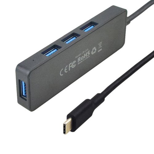 Sokongan 4 Port USB3.0 Output Jenis-c Pengecas