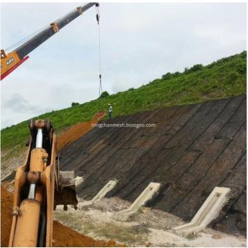 Pendiente Erosion Control Mat Red de plástico