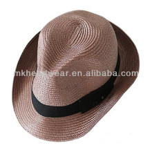 Hot-sell Adult Fashion Paper Straw Boater Hat