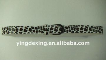 ladies fancy PU belt,ladies Leopard Printing PU belt P110922-14