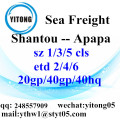 Shantou Sea Freight Shipping Agent to Apapa