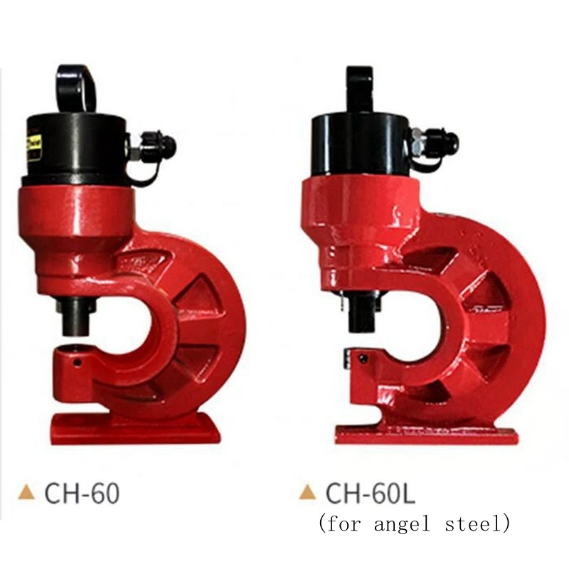 Igeelee Hydraulic Punch Driver Busbar Punch Tool Hydraulic Hole Punch Tool CH-60 (L) 10mm of Thickness for Copper Sheet or Angle Steel