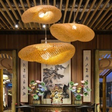 JYLighting Modern Bamboo Pendant Lights: Asian Style Bamboo Lamp Shades