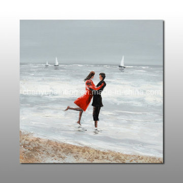 Coastal Sight Portrait Oil Painting