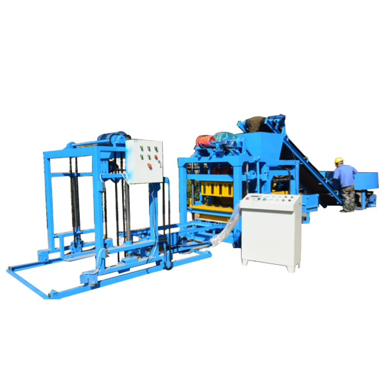 Automatic model QTJ4-25D Concrete brick making machine