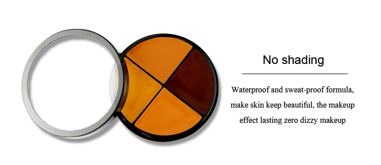 Waterproof private label makeup concealer palette