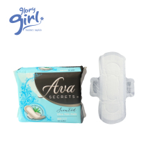 Ultra thin super absorbent high quality breathable unscent sanitary pad without chip