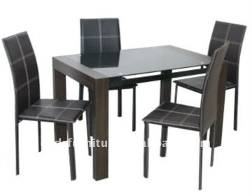 wooden dining table set