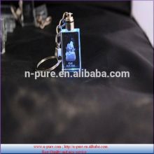 Snoopy Crystal Keychain,3d laser crystal keychain