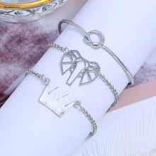 Fashion Elephant Bracelet Crown Bracelet Knot Bracelet Set