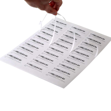 Custom A4 Size Barcode Labels