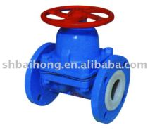 Teflon Lined Diaphragm Valve