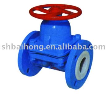 Teflon Lined Diaphragm Valve