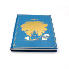 round square back gold foil stamping paper hardcover book printing