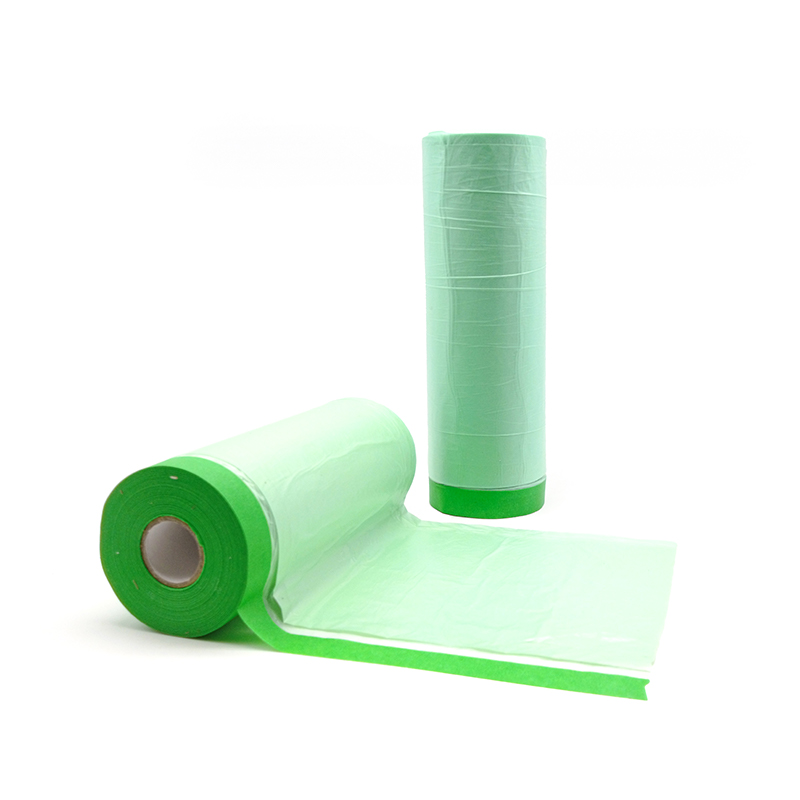 Green Masking Film With Tape