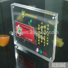 2015 unique acrylic photo frame magnetic photo frame
