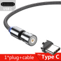 3-In-1 540 Rotate Magnetic USB Charging Cable