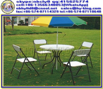 Folding camping tables and chairs , metal folding camping table set , folding table and chairs set