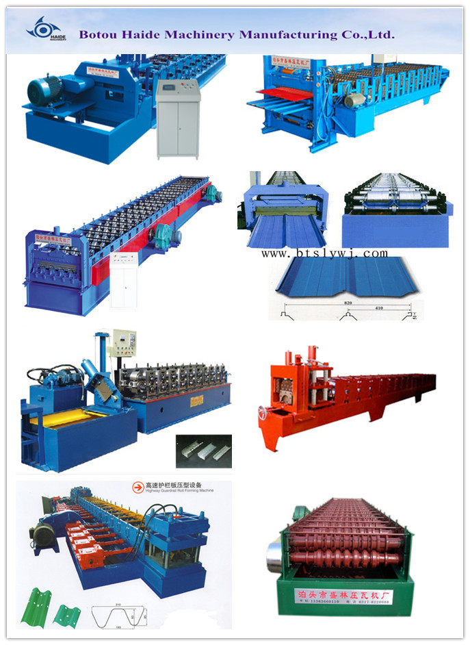 high precision ridge cap tile forming machine with hydraulic cutter