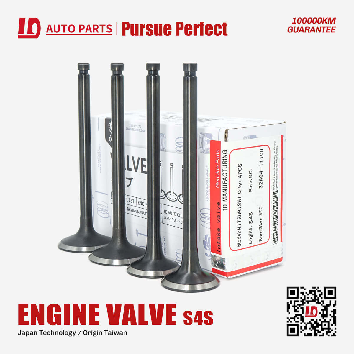 Engine Valves 32a04 11100 Intake And 32a04 20100 Exhaust Valves For Engine Valve S4s1