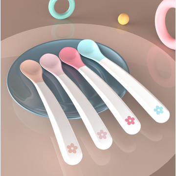 Custom Heat Sensitive Toddlers Feeding Spoons