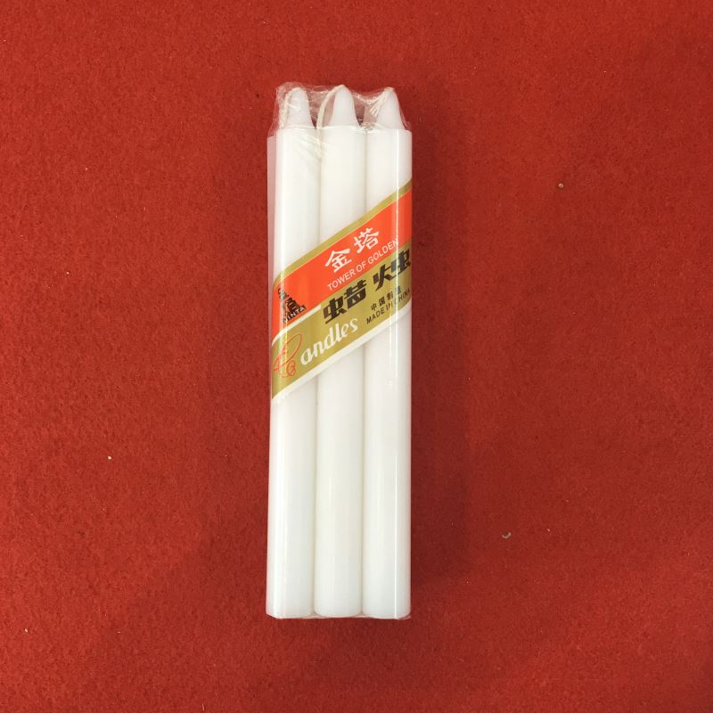 Billiga kyrkans pelare Unscented Stick White Candles