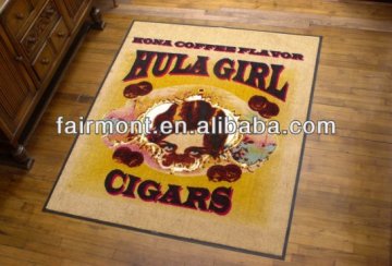 Customized Heart Printed Rug