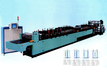 Middle sealing bag making machine