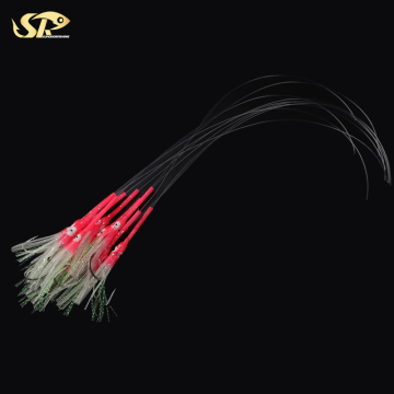 SUPERIORFISHING Luminous Anti-Bite Octopus Squid Sabiki Rig for Hairtail Fishing Hooks - DY05