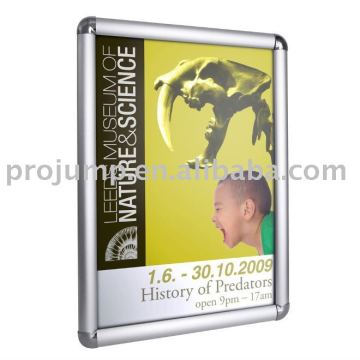 Aluminum snap poster frame