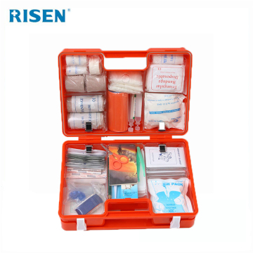 Hot sale large orange plastic medical first aid box