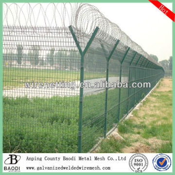 fencing pvc welded double wire mesh panels