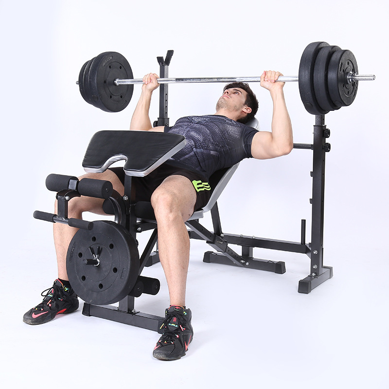 Multifunction exercise weight lifting bench adjustable weight bench