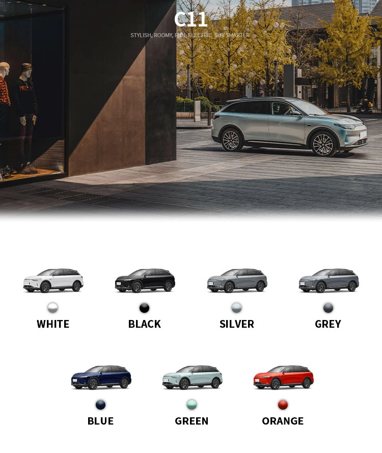 New Model Leapmotor Electric Car Range 502km Max Speed 170km EV SUV Car Leapmotor C11