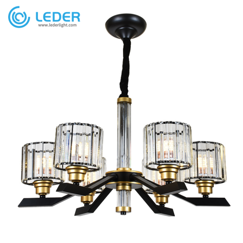 Lampes suspendues noires LEDER